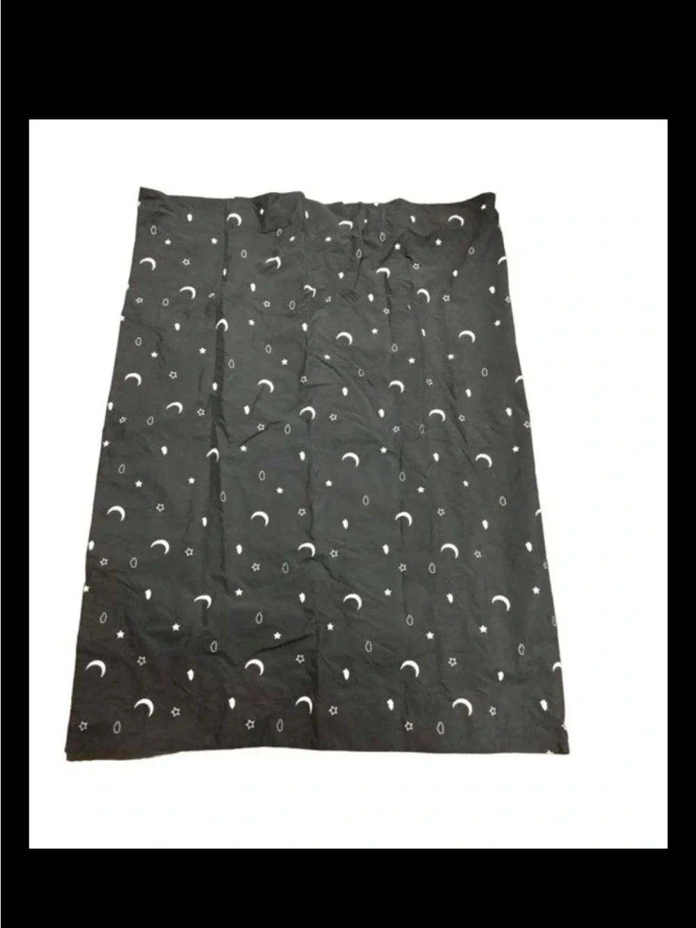 Amazon Black Space-Print Window Shade